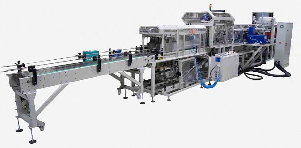 Автоматический упаковочный комплекс "Верпак-Трей+УТ-650" фото 1 Автоматический упаковочный комплекс "Верпак-Трей+УТ-650" фото 1